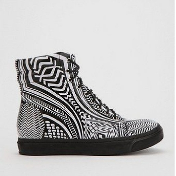 Jeffrey Campbell Leather Hightop - Picture 1 of 12